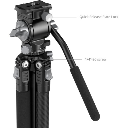SmallRig 5885 CT-22 - przenośny statyw Carbon z głowicą video